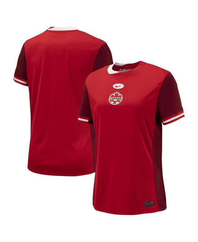 Nike Womens Red Canada Soccer 2024 Home Replica Jersey - Red Product Image