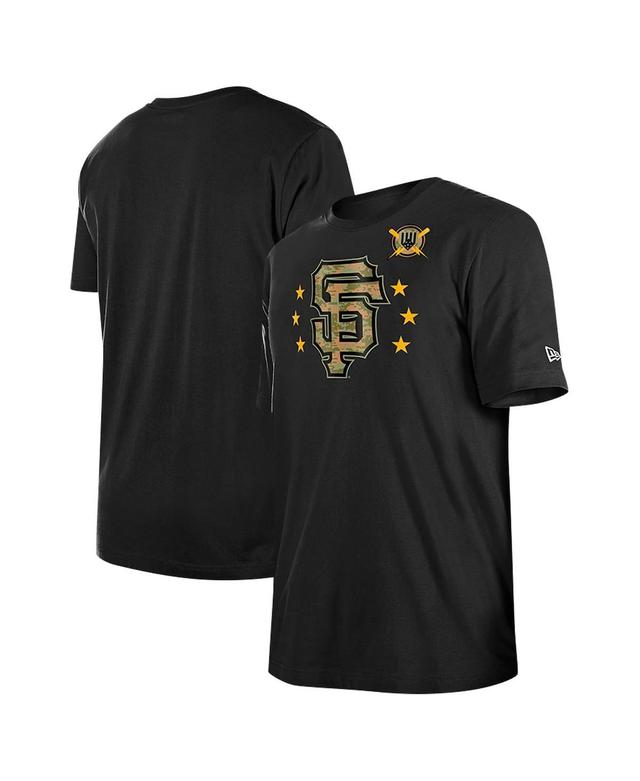 New Era Mens Black San Francisco Giants 2024 Armed Forces Day T-Shirt Product Image