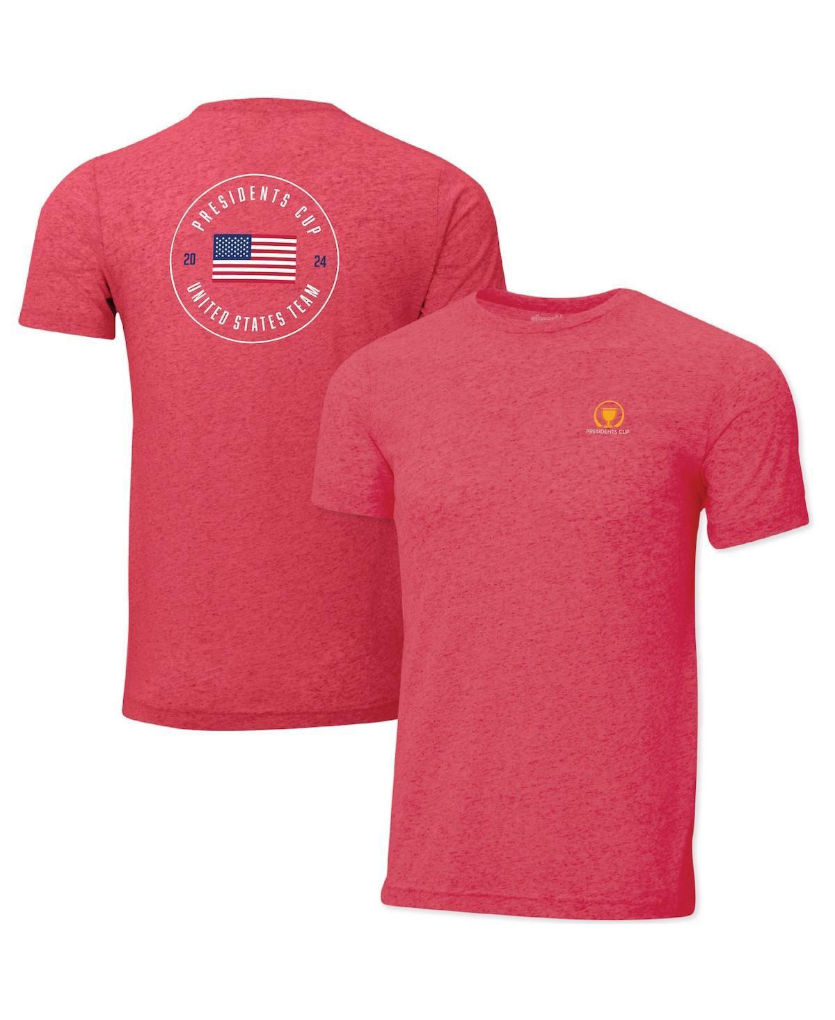 Mens Ahead Heather Red 2024 Presidents Cup Team Usa Instant Classic T-shirt Product Image