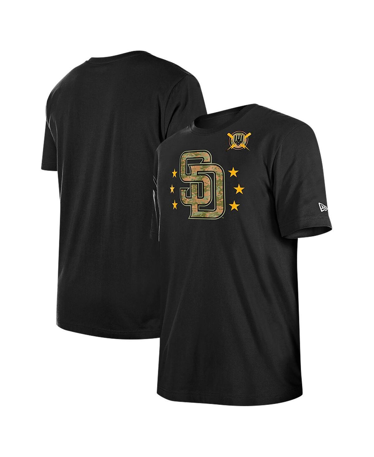 New Era Mens Black San Diego Padres 2024 Armed Forces Day T-Shirt Product Image