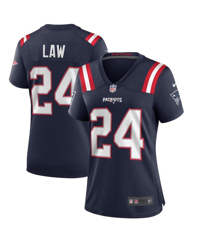 Womens Nike Ty Law New England Patriots Game Retired Player Jersey Blue Product Image