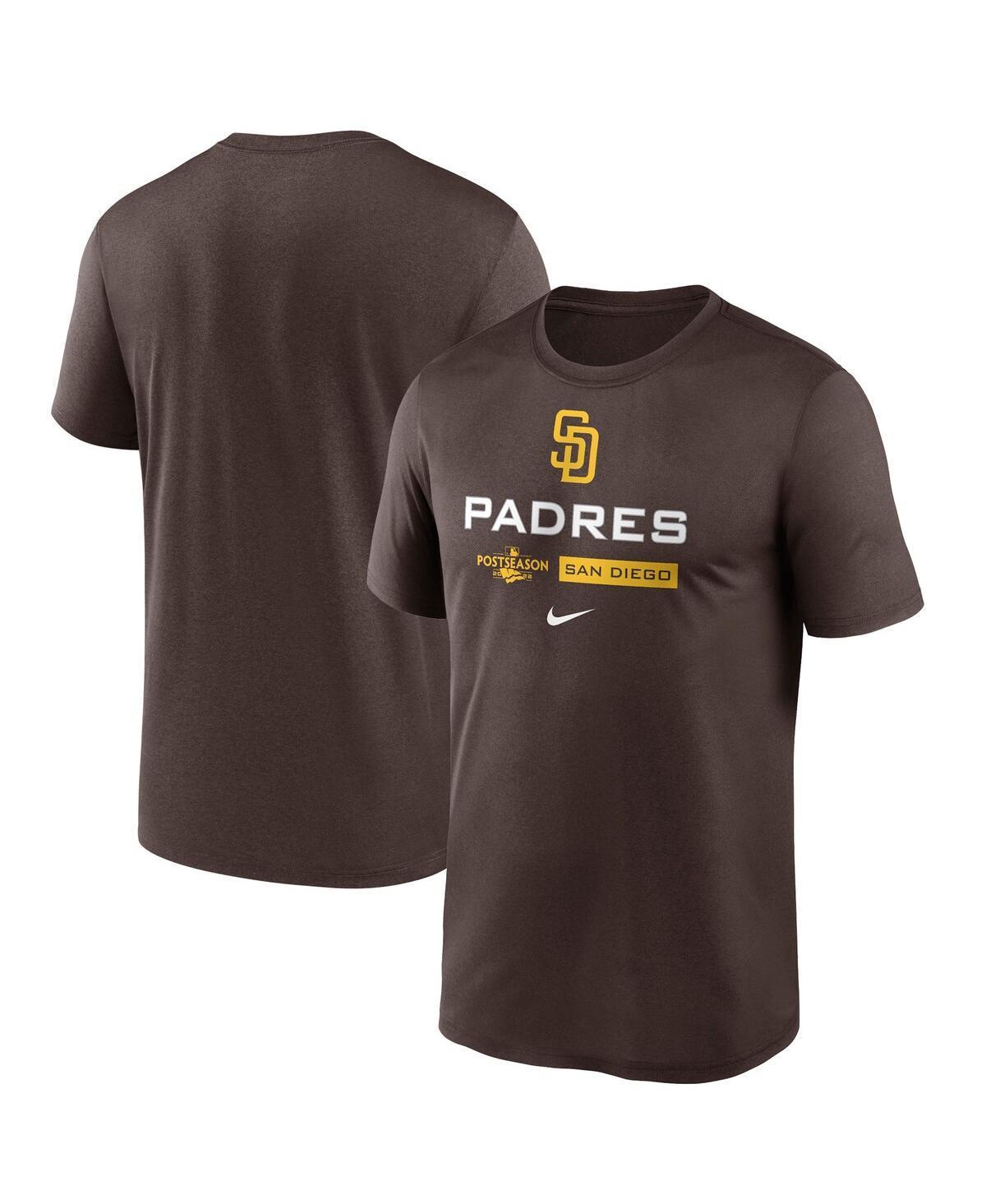 Mens Nike Brown San Diego Padres 2022 Postseason Authentic Collection Dugout T-shirt Product Image