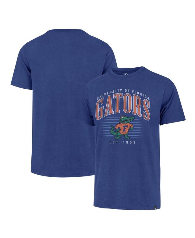 47 Brand Mens Royal Florida Gators Double Header Franklin T-Shirt Product Image