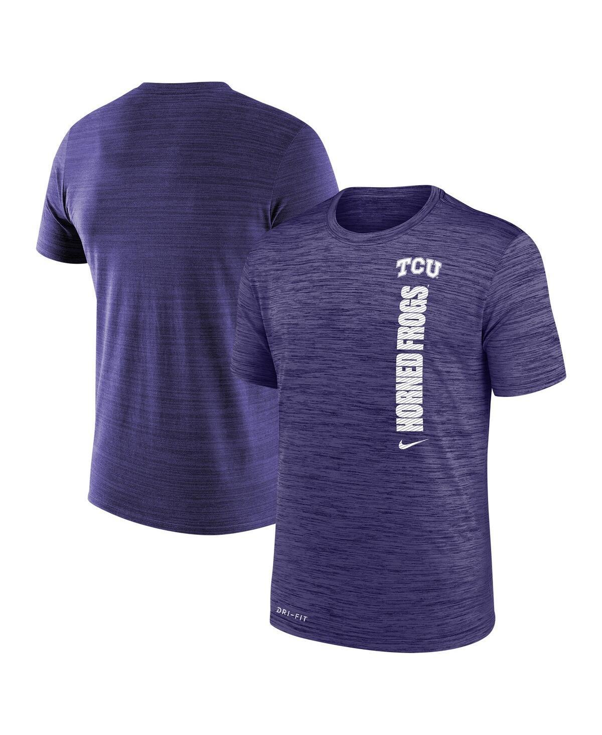 Nike Mens Purple Tcu Horned Frogs 2024Sideline Velocity Legend Performance T-Shirt Product Image