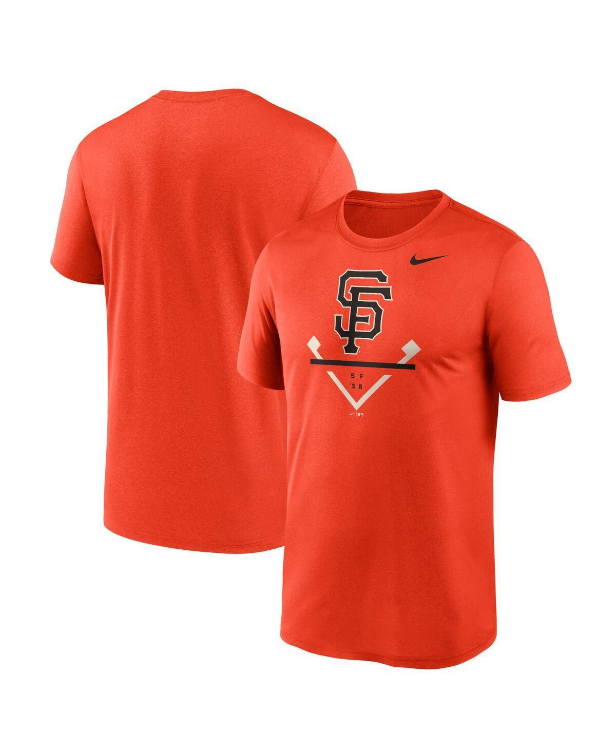 Mens Nike Orange San Francisco Giants Big and Tall Icon Legend Performance T-shirt Product Image