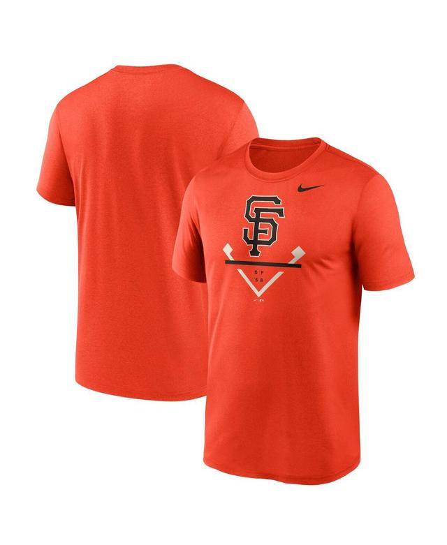 Mens Nike Orange San Francisco Giants Big and Tall Icon Legend Performance T-shirt Product Image