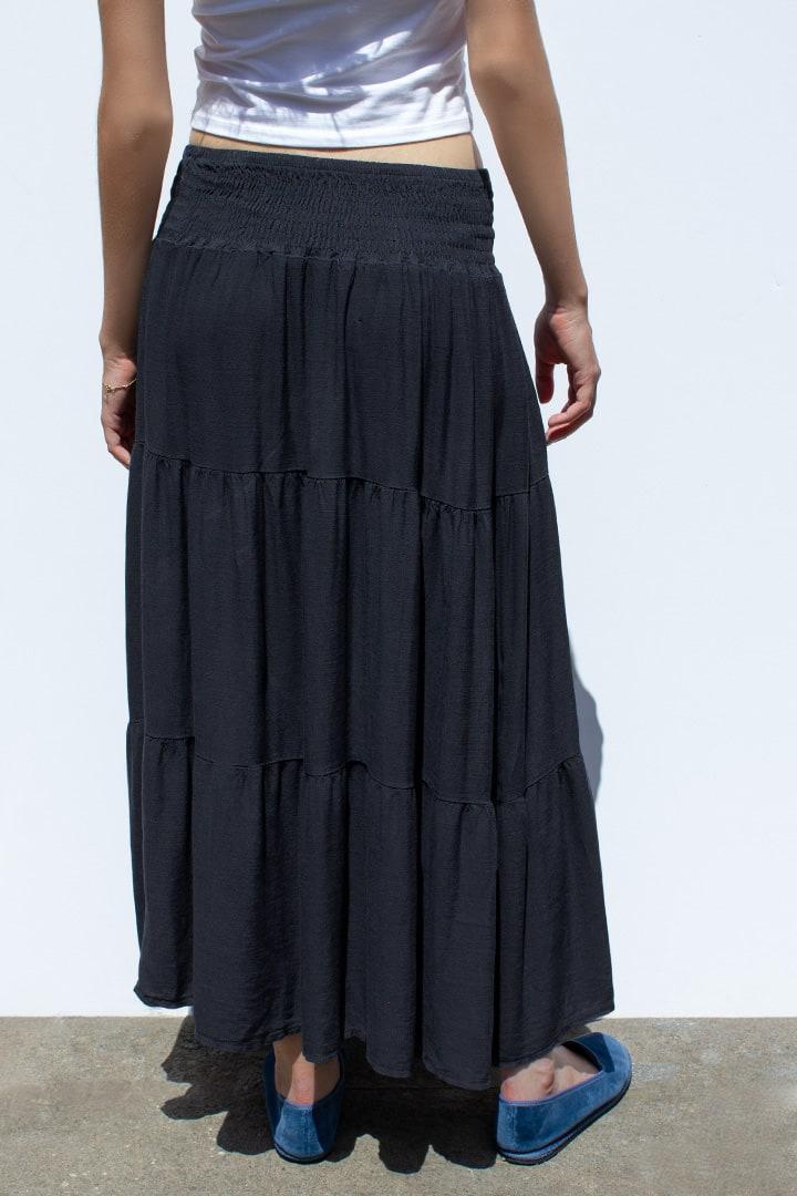 Ruffle long skirt Product Image