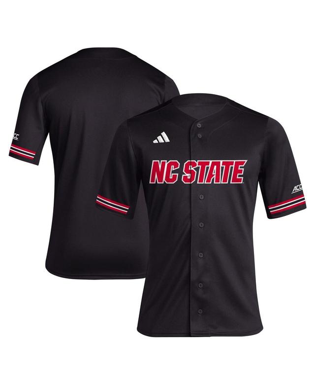 Adidas Mens Black Nc State Wolfpack Replica Baseball Jersey - Black Product Image