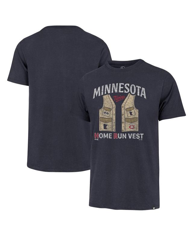 Mens 47 Brand Navy Distressed Minnesota Twins Regional Franklin T-shirt Product Image