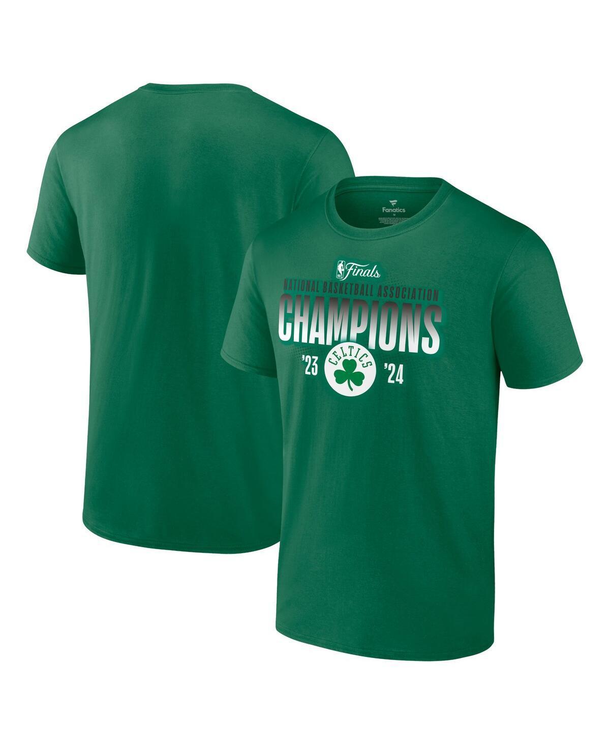 Fanatics Mens Kelly Green Boston Celtics 2024 Nba Finals Champions Blocked Shot T-Shirt Product Image