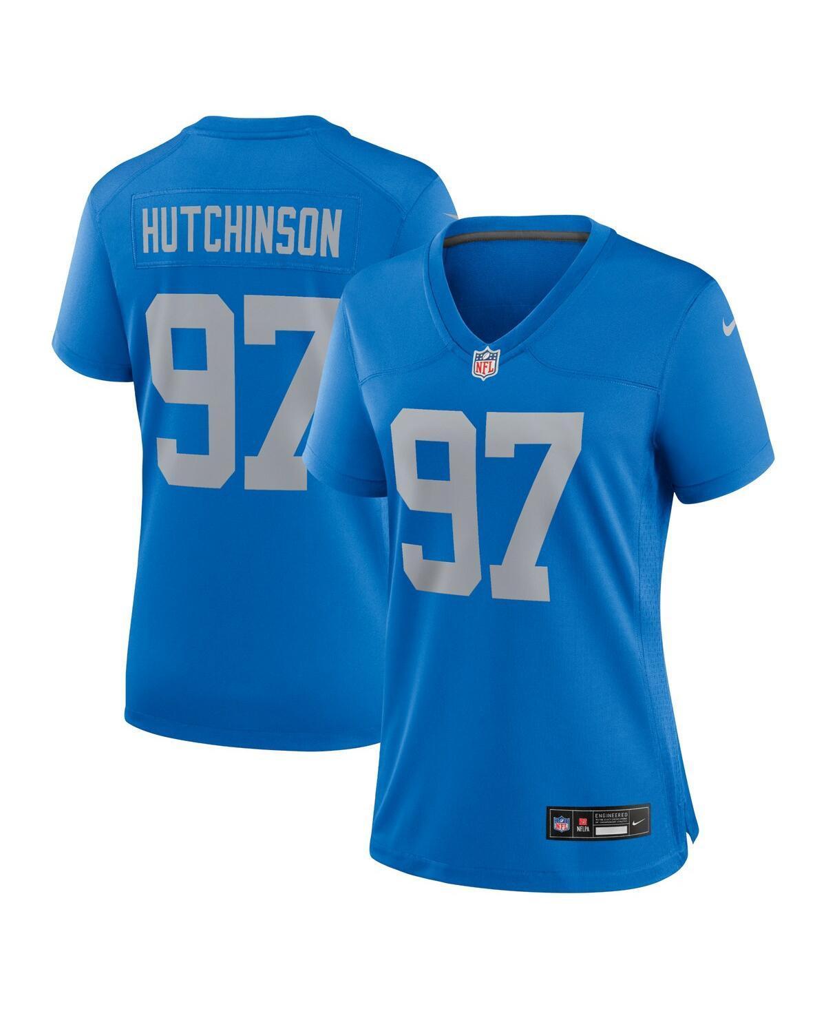 Nike Womens Aidan Hutchinson Detroit Lions Alternate Game Jersey - Blue Product Image