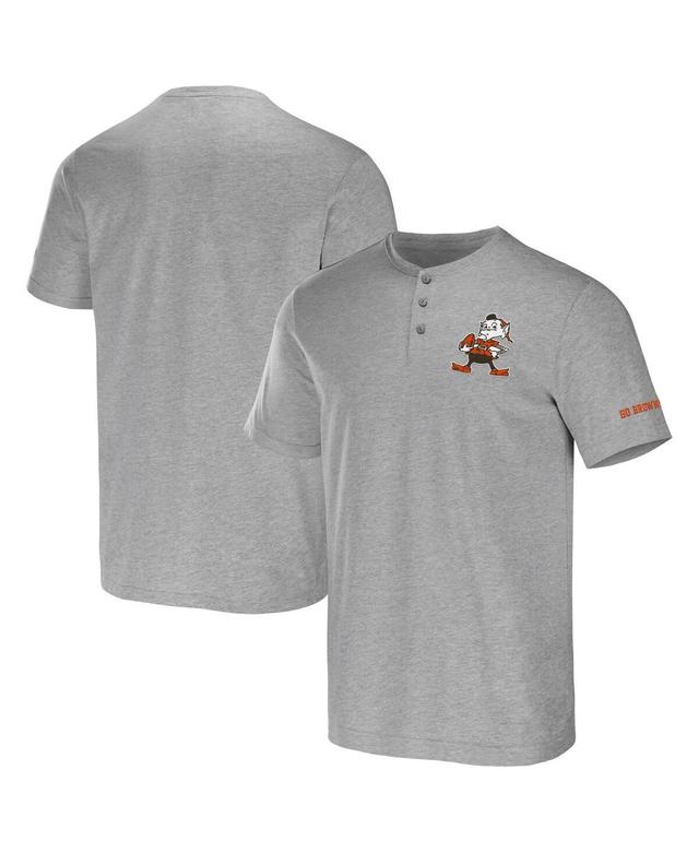 Mens NFL x Darius Rucker Collection by Fanatics Heather Gray Arizona Cardinals Henley T-Shirt Product Image