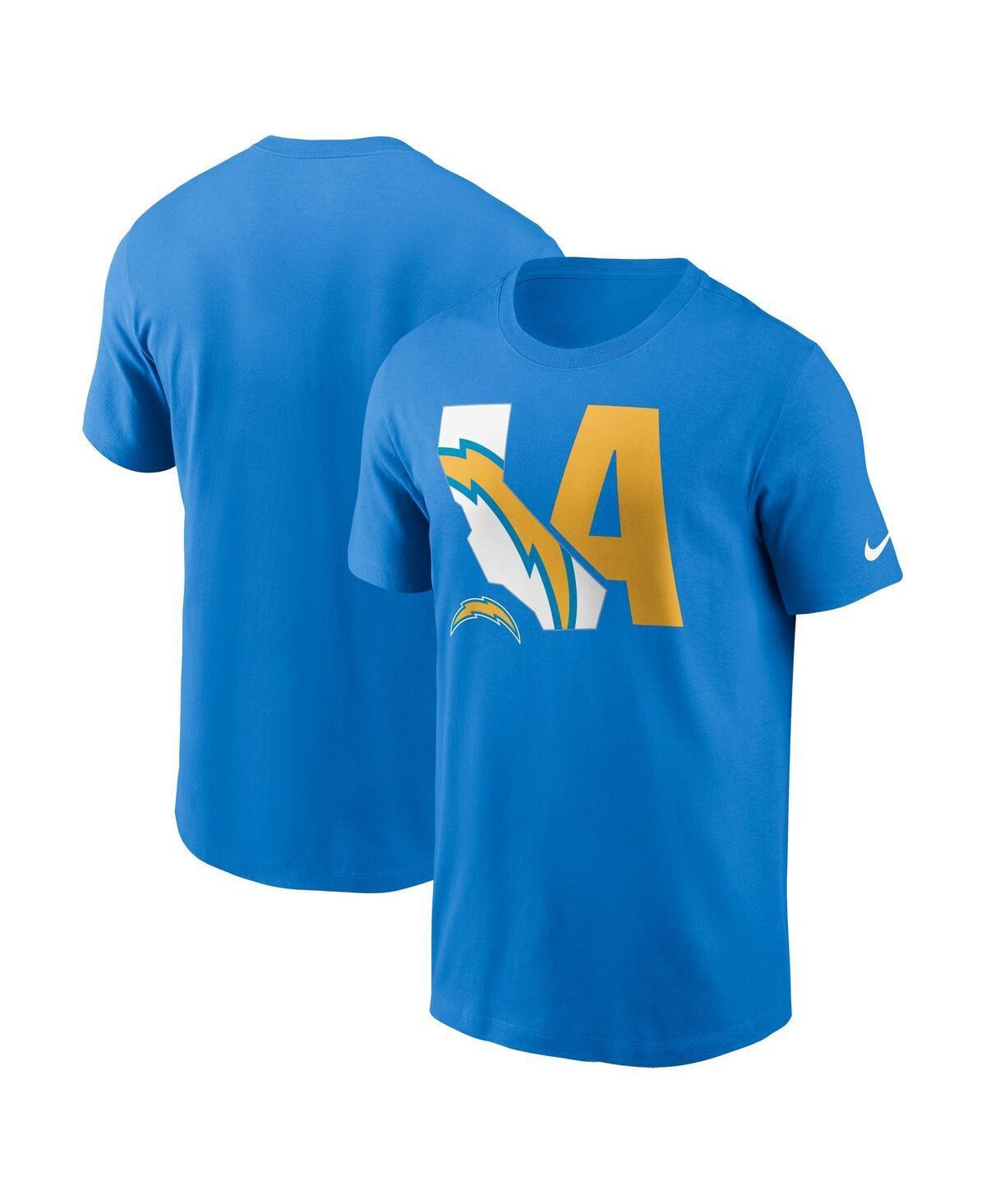 Mens Nike Powder Blue Los Angeles Chargers Local Essential T-shirt Product Image