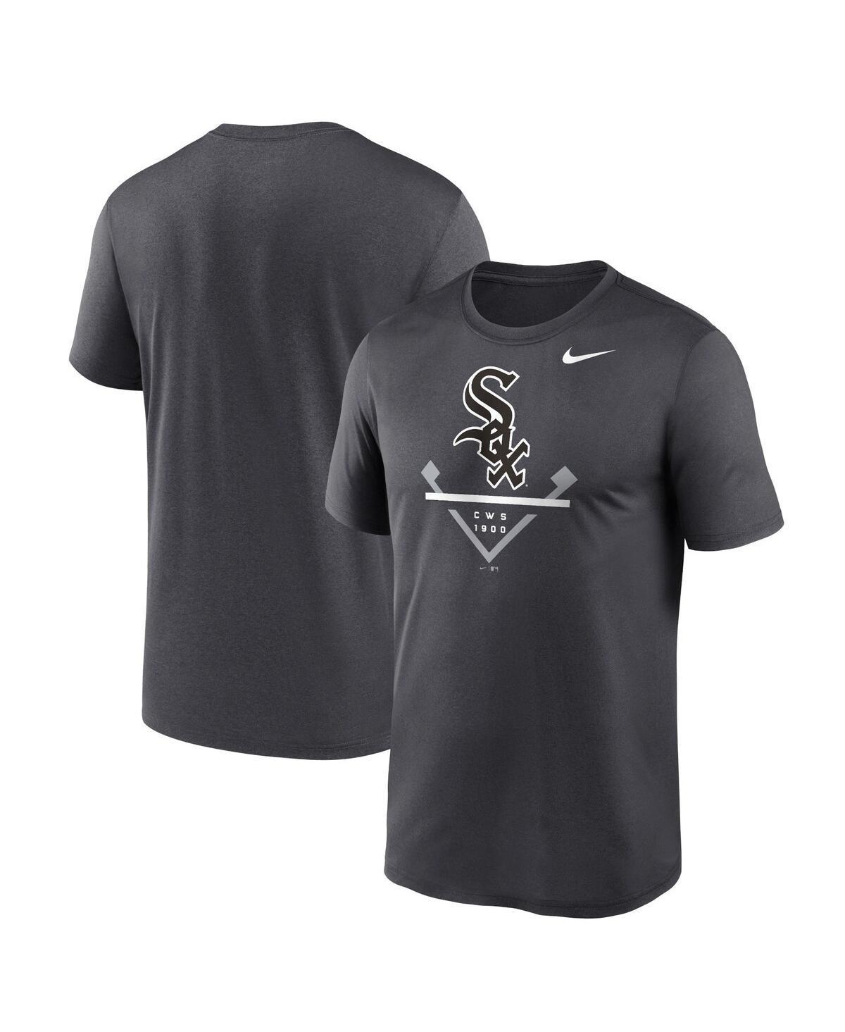 Mens Nike Anthracite Chicago White Sox Big and Tall Icon Legend Performance T-shirt Product Image