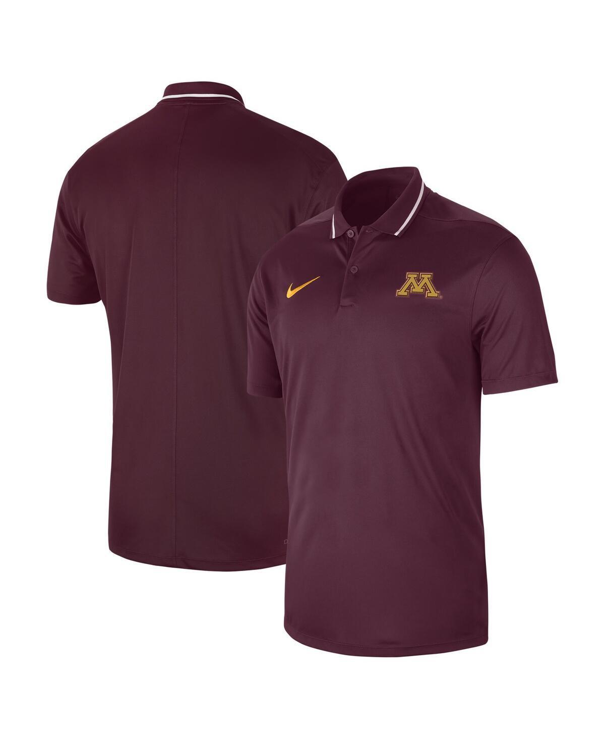 NIKE Maroon Minnesota Golden Gophers 2023 Sideline Coaches Performance Polo Product Image