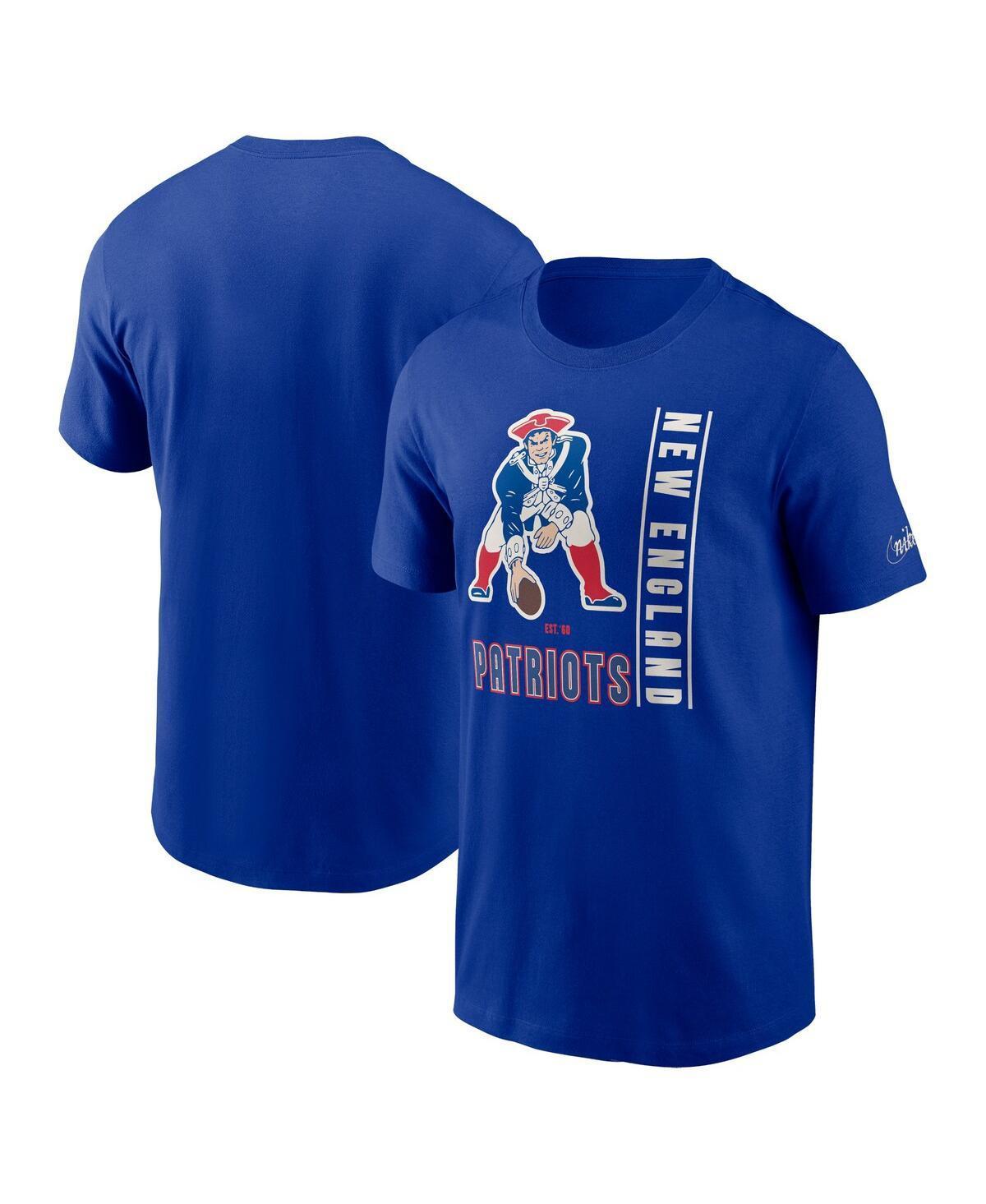 Mens Nike Royal New England Patriots Lockup Essential T-shirt Product Image