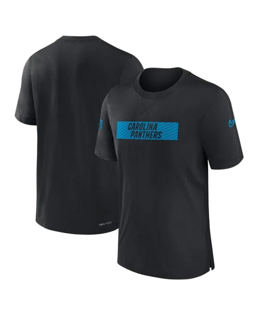 Nike Mens Black Philadelphia Eagles Sideline Player Performance T-Shirt Product Image