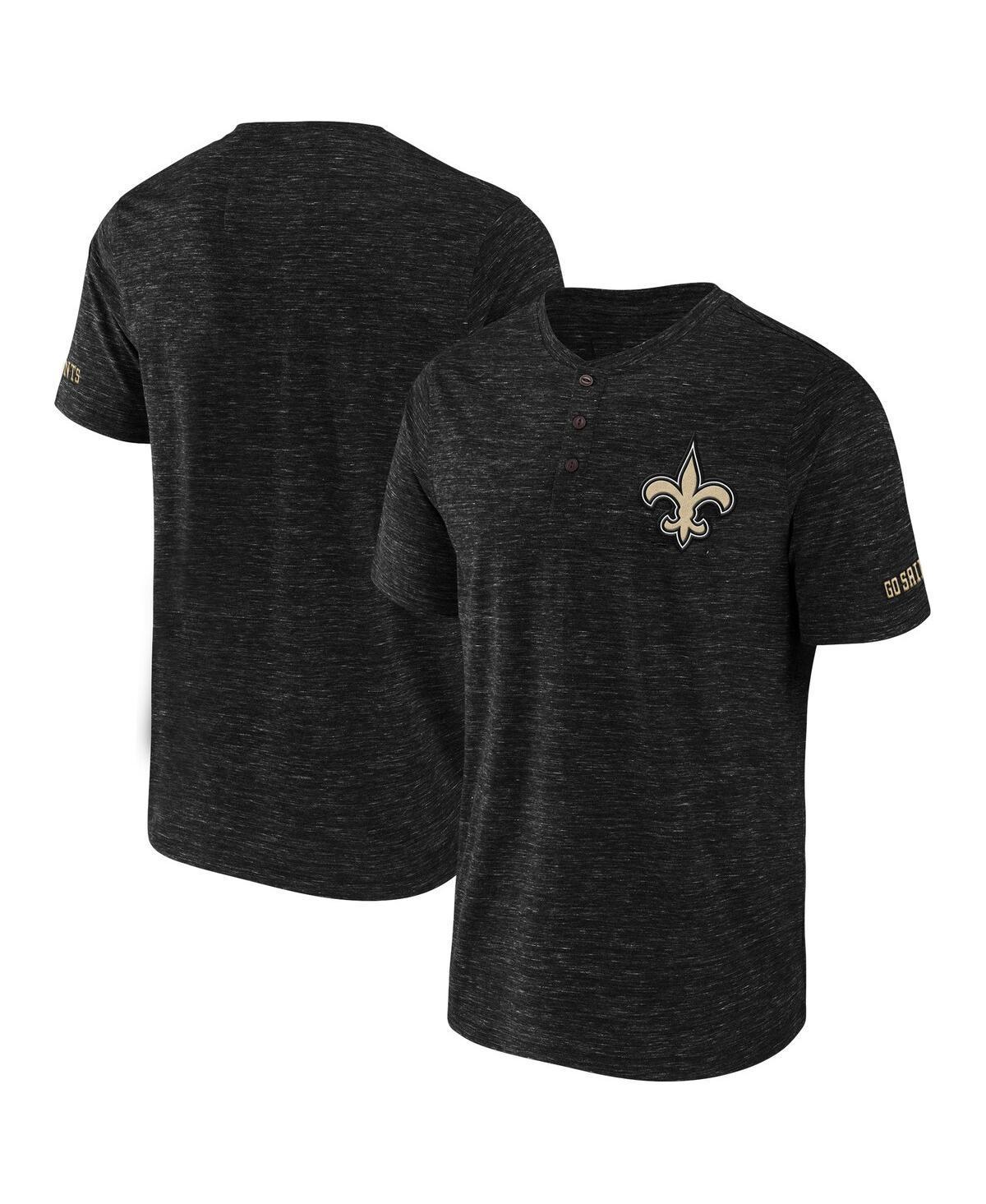 Mens NFL x Darius Rucker Collection by Fanatics New Orleans Saints Slub Henley T-Shirt Product Image