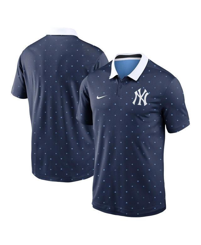 Mens Nike Tampa Bay Rays Legacy Icon Vapor Performance Polo Blue Product Image