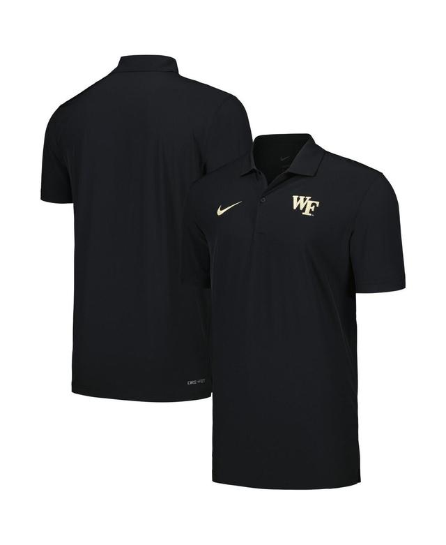 Mens Nike Black Wake Forest Demon Deacons Sideline Polo Product Image