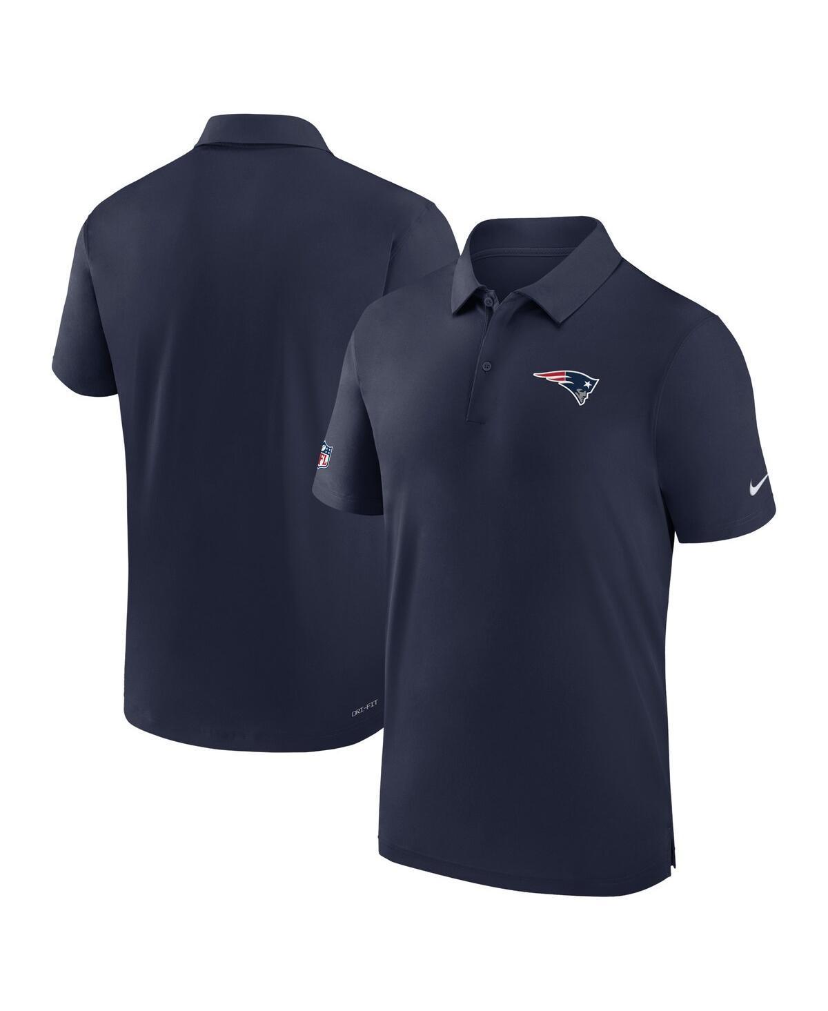 Mens Nike Navy New England Patriots Sideline Coaches Dri-fit Polo Shirt Product Image