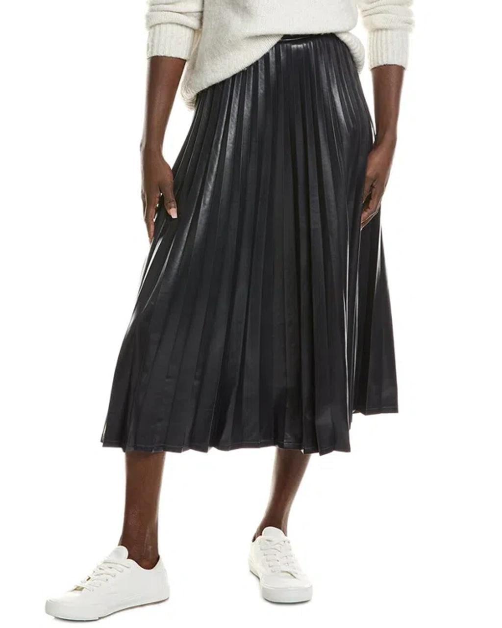 Vegan Leather Maree Skirt In Black product image