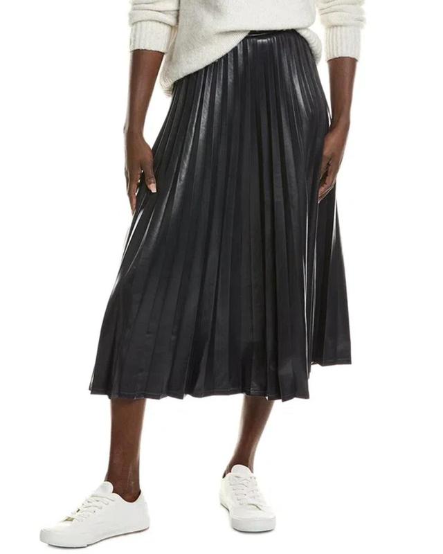 Vegan Leather Maree Skirt In Black Product Image