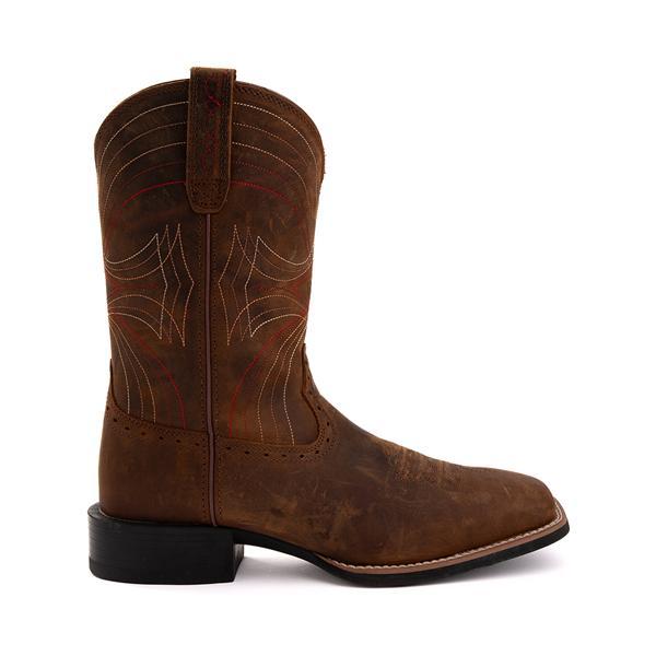 Mens Ariat Sport Wide Square Toe Western Boot - Distressed Product Image