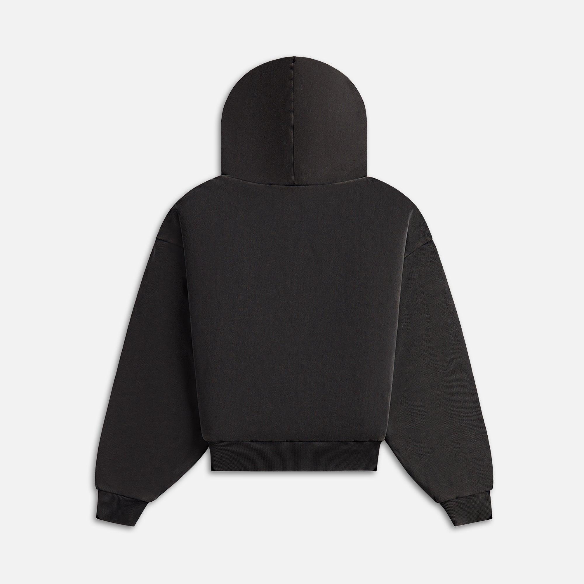 Entire Studios Thermal Hoodie - Washed Black Male Product Image