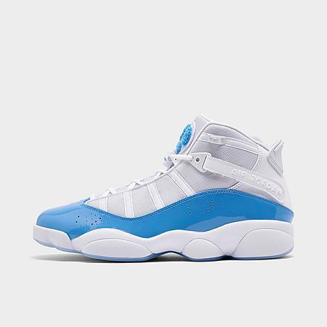 Jordan Mens Jordan 6 Rings - Mens Shoes White/Valor Blue Product Image