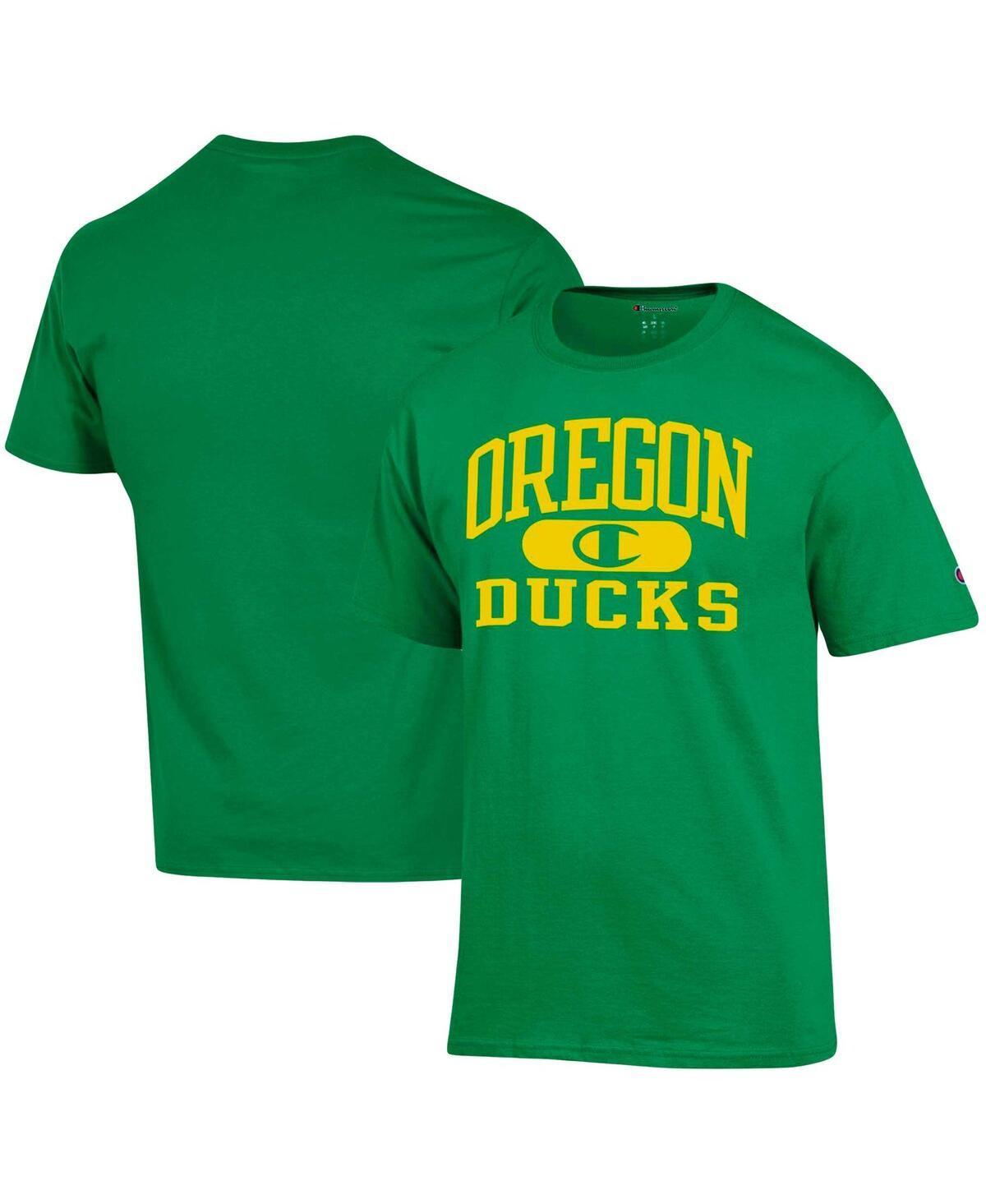 Mens Champion Green Oregon Ducks Arch Pill T-shirt Product Image