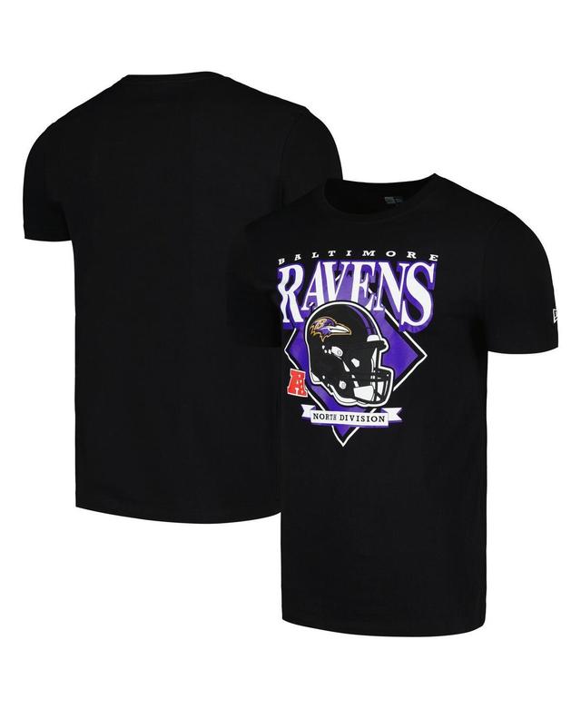 Mens New Era Black Baltimore Ravens Team Logo T-shirt Product Image