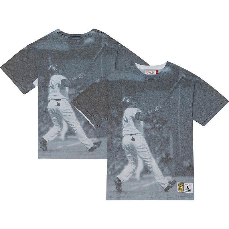 Mens Mitchell & Ness David Ortiz Boston Red Sox Cooperstown Collection Highlight Sublimated Player Graphic T-Shirt Product Image