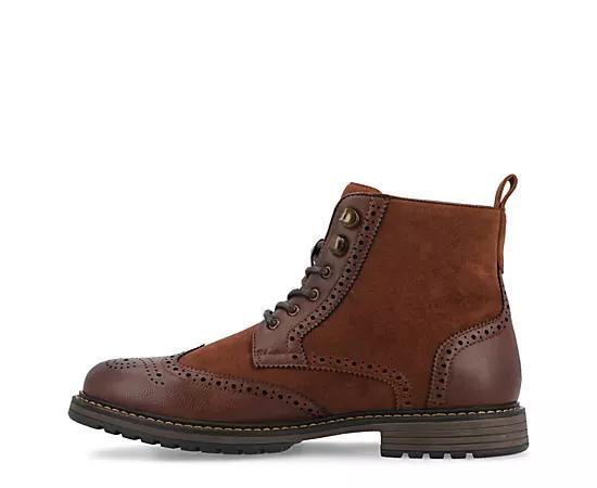 VANCE Virgil Mens Tru Comfort Foam Lace-up Ankle Boots Product Image