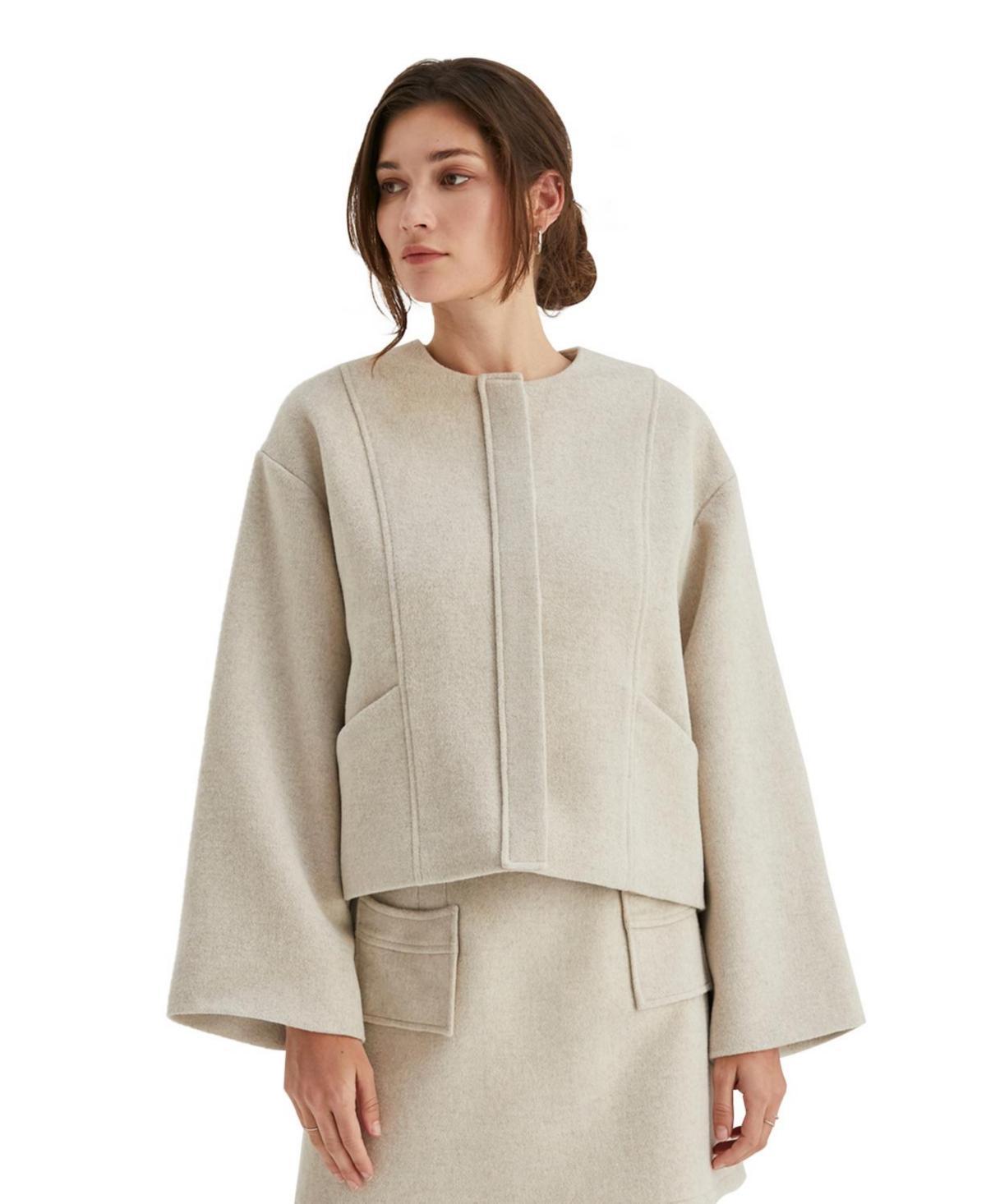 Womens Frankie Wool Blend Jacket Product Image