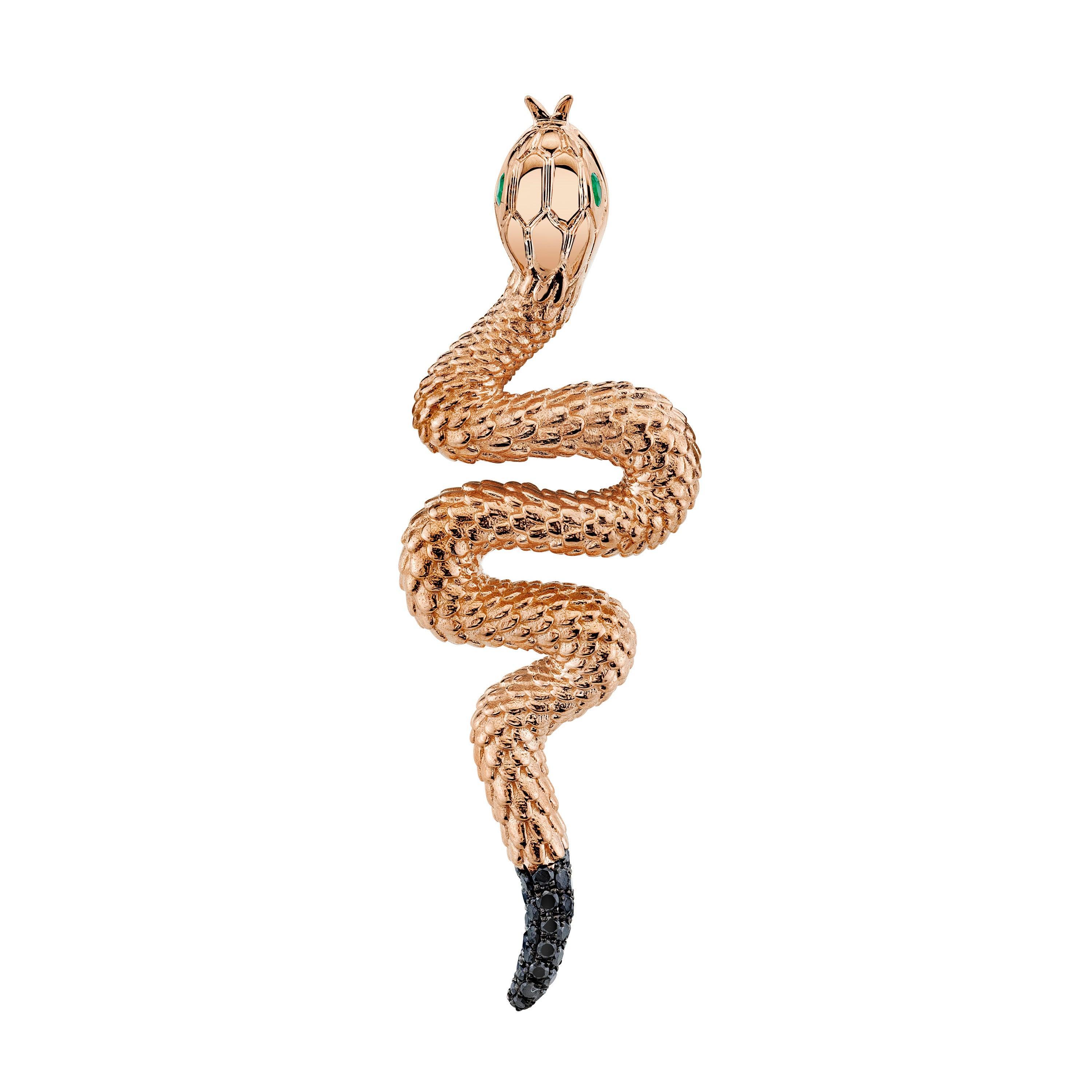 SOLID GOLD SNAKE PENDANT Product Image