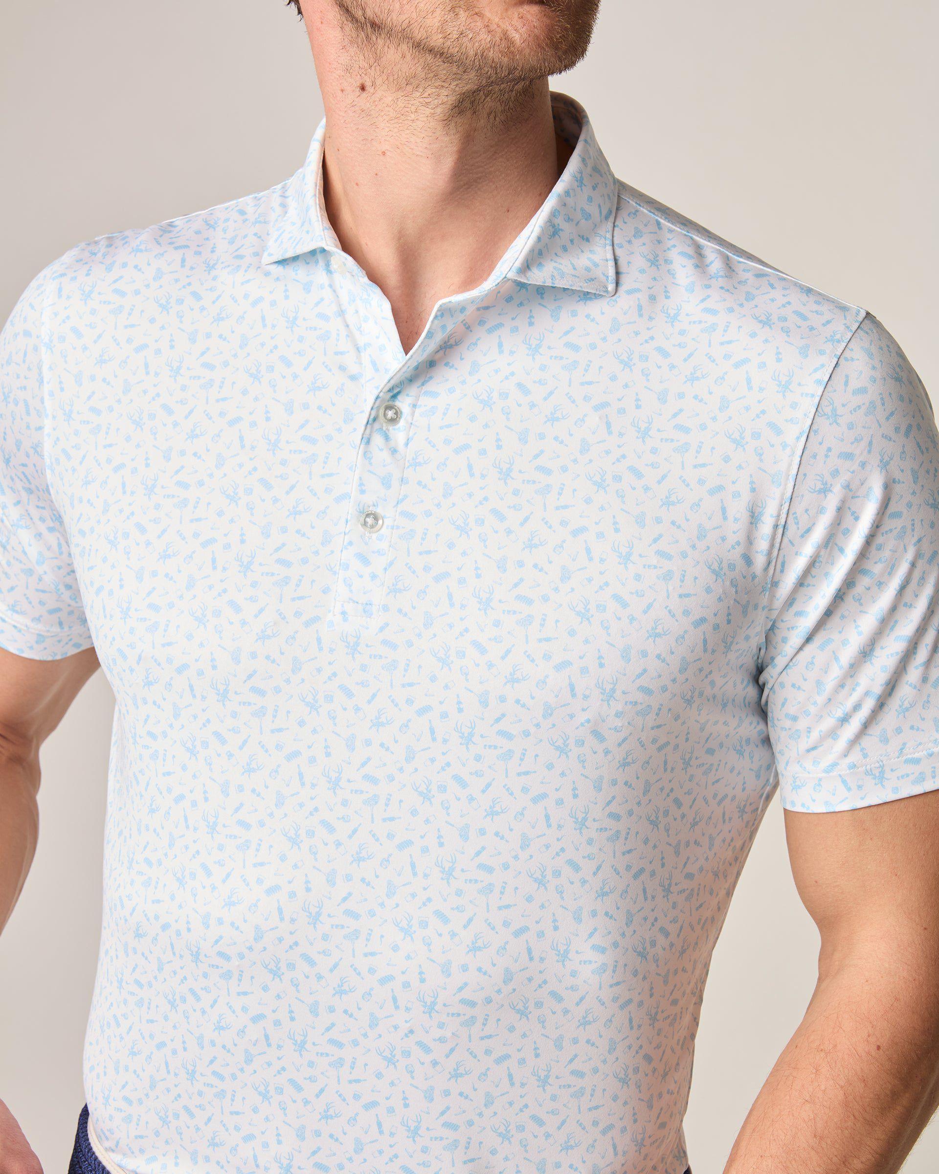 Print Featherweight Performance Polo - Stag Night Male Product Image