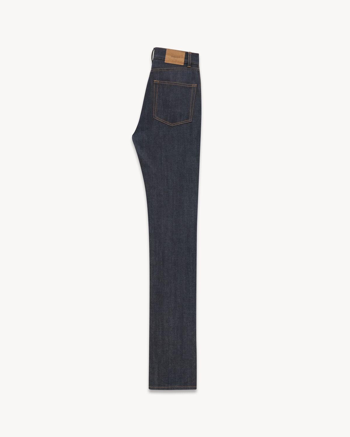 90's slim jeans in raw indigo denim | Saint Laurent | YSL.com Product Image