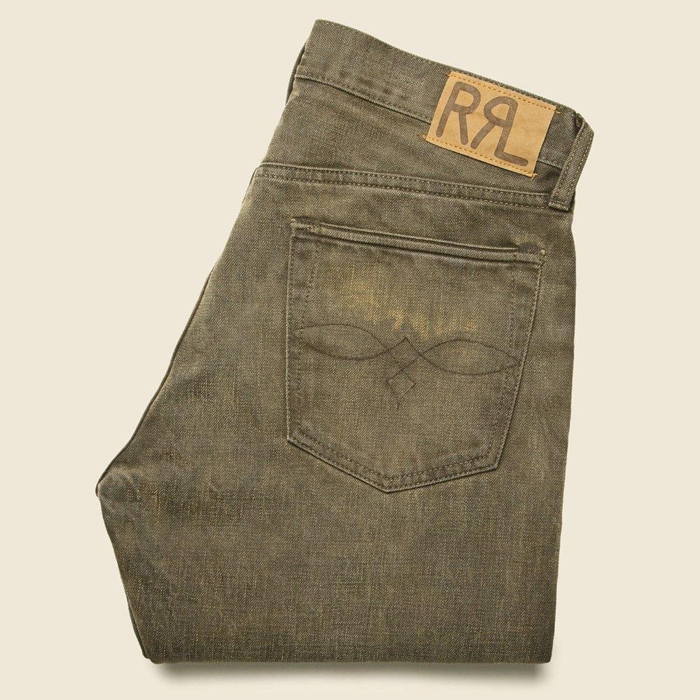 Slim Fit Jean - Distressed Brown Product Image