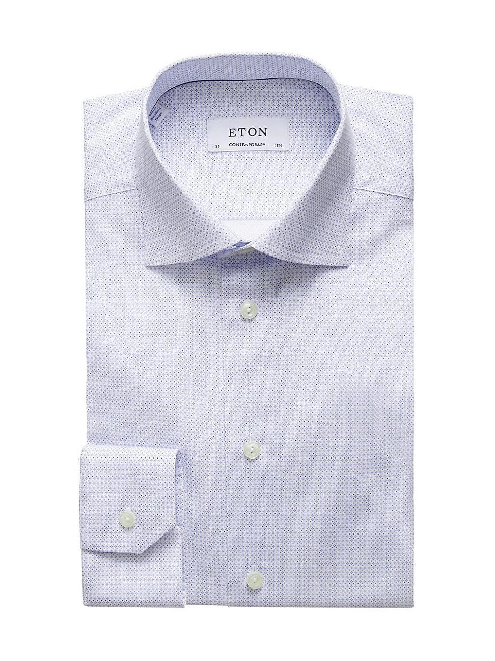 Eton Contemporary Fit Print Dress Shirt Product Image