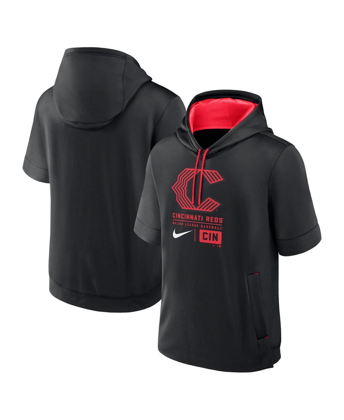 Mens Nike Philadelphia Phillies Tri Code Lockup Short Sleeve Pullover Hoodie Product Image