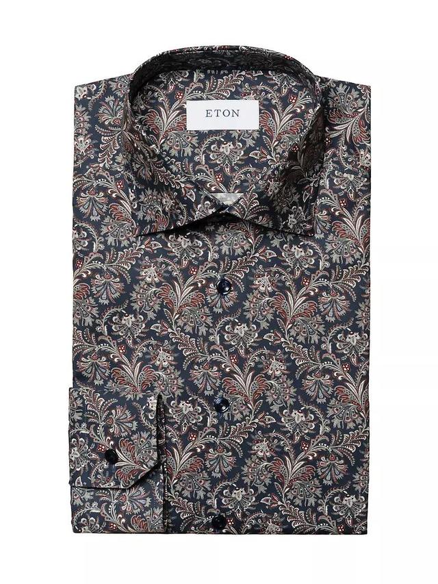 Slim-Fit Paisley Dress Shirt Product Image