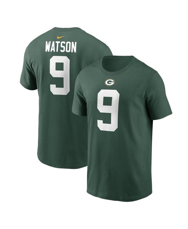 Mens Nike Christian Watson Green Green Bay Packers Player Name and Number T-shirt Product Image