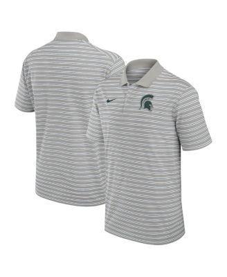 Men's Michigan State Spartans Primetime Victory Striped Performance Polo Product Image