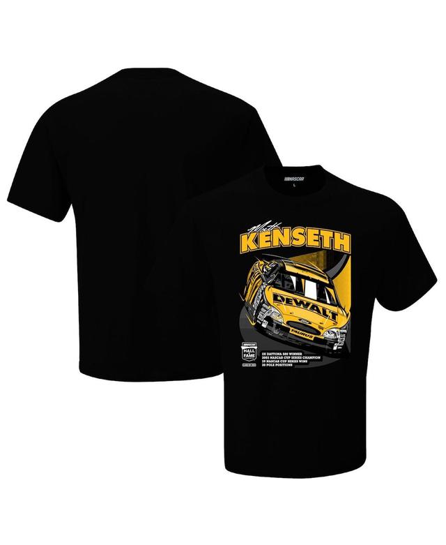 Mens Checkered Flag Sports Black Matt Kenseth Nascar Hall of Fame Class of 2023 Inductee T-shirt Product Image