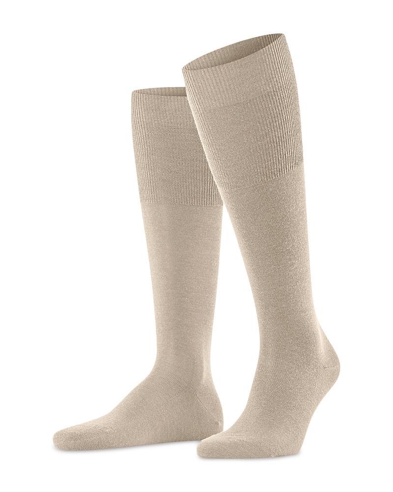 Falke Airport Knee High Socks (Anthracite Melange) Men's Crew Cut Socks Shoes Product Image