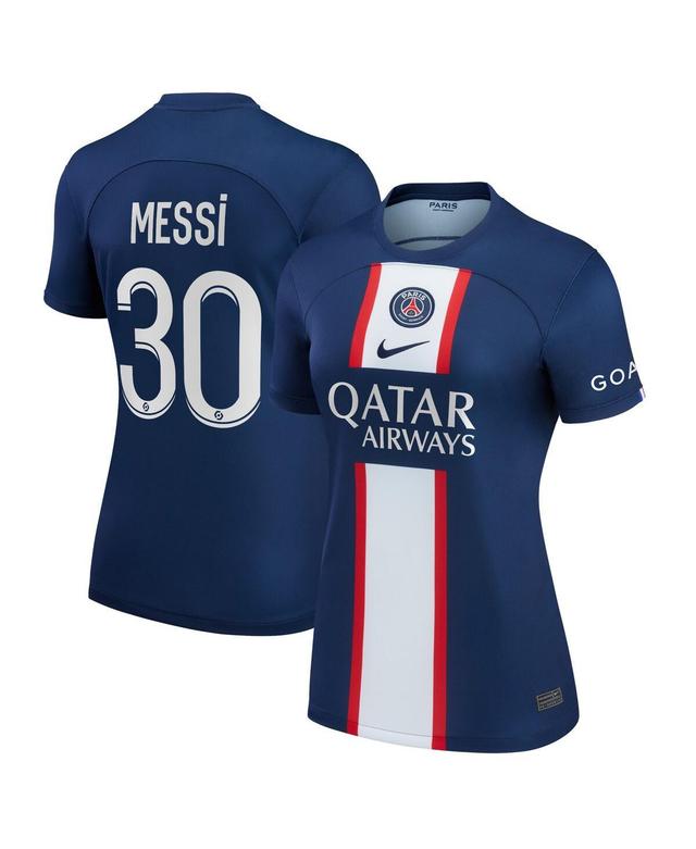 Womens Nike Lionel Messi Blue Paris Saint-Germain 2022/23 Home Replica Player Jersey - Blue Product Image