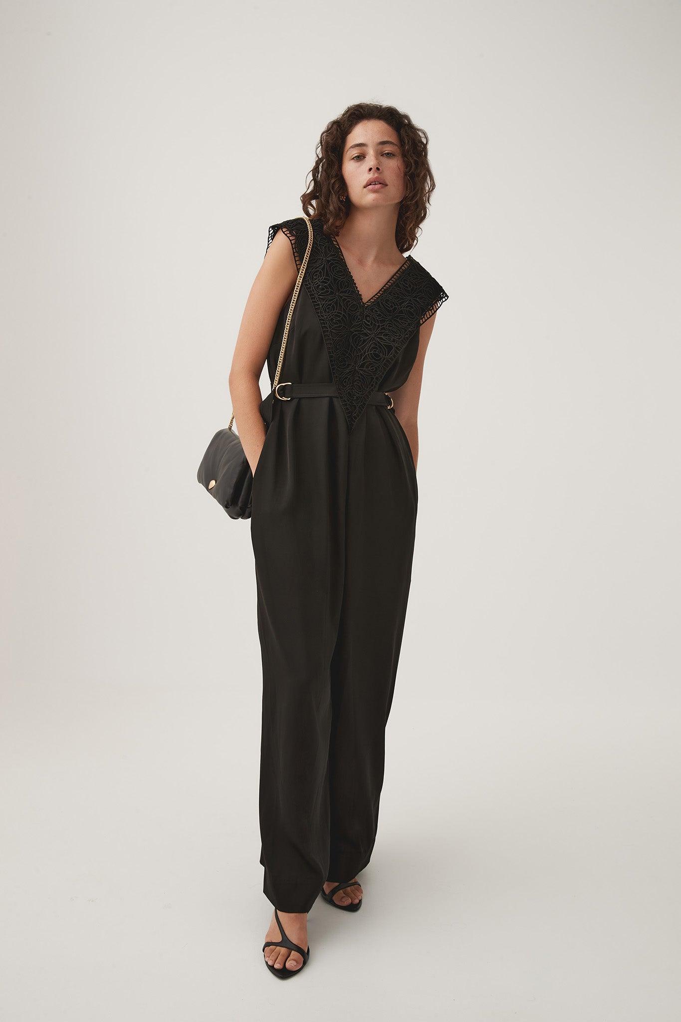 Spirit Belted Jumpsuit Product Image