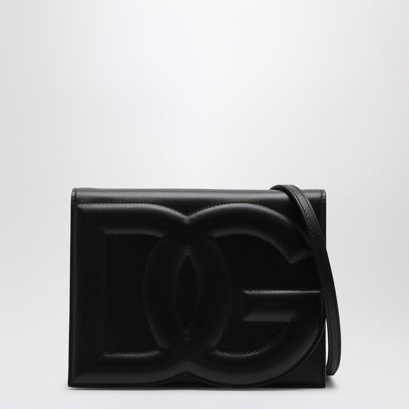 Dolce&gabbana Dg Logo Shoulder Bag In Black Product Image