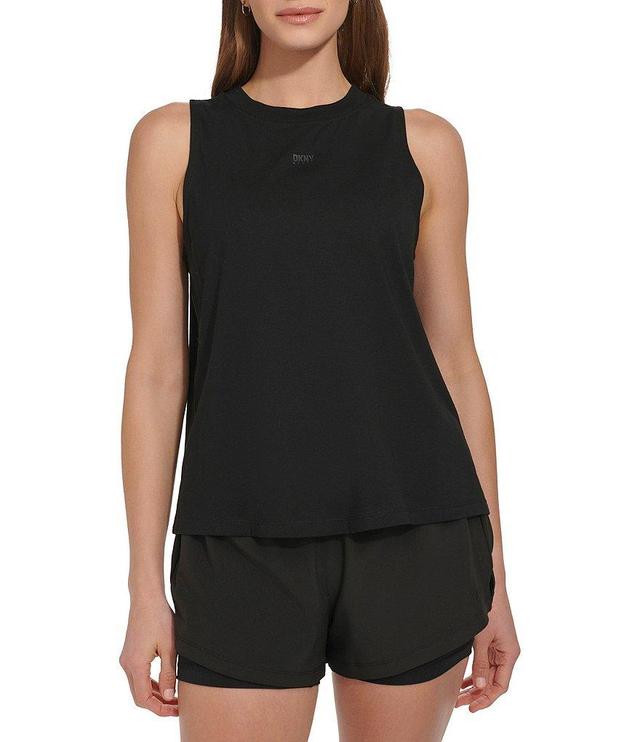 DKNY by Donna Karan Crew Neckline Sleeveless Tank Product Image